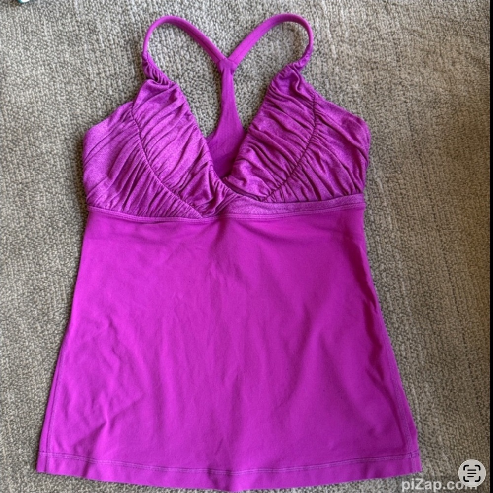 Lululemon 4pc. Activewear Bundle in Pink, Fuchsia Teal, and Gray/Blk ~ Sz Small - Picture 8 of 15